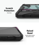 Mi 10 / 10 Pro Case | Fusion-X - Close-up of phone case showing raised lips for camera and screen protection.
