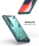 Mi 10 / 10 Pro Case | Fusion-X - Teal transparent phone case with rugged bumpers and precise cutouts for camera and ports.