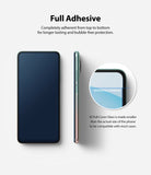 Mi 10T Lite 5G / 10i 5G Screen Protector | Invisible Defender - Mi 10T Lite 5G / 10i 5G Screen Protector - Phone with full adhesive glass showing case-friendly edge coverage.