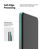 Mi 10T Lite 5G / 10i 5G Screen Protector | Invisible Defender - Mi 10T Lite 5G / 10i 5G Screen Protector - Close-up of phone screen with curved edges and 2.5D soft-edge processing.