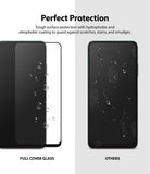 Mi 10T Lite 5G / 10i 5G Screen Protector | Invisible Defender - Comparison of clean screen protector vs smudged screen.