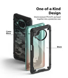 Mi 10T Lite 5G / 10i 5G Case | Fusion-X - Two Mi 10T Lite phones in Camo Black and clear black Fusion-X protective cases.