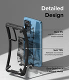 Xiaomi 12T / 12T Pro Case | Fusion-X - Exploded view of a phone case showing hard PC, soft TPU, and lanyard holes.