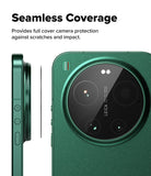 Xiaomi 17 Ultra | Camera Glass (2P) - Green smartphone camera module with a protective glass layer being applied.