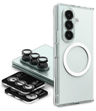 Galaxy Z Fold 7 Case | Fusion Magnetic - Clear magnetic phone case with camera lens protectors and installation kit.