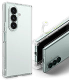 Galaxy Z Fold 7 Case | Fusion - Clear protective case for Galaxy Z Fold 7 showing installation with adhesive film.