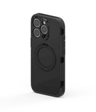 iPhone 16 Pro Max Case | Alles - Matte black protective phone case with a circular MagSafe ring on the back.