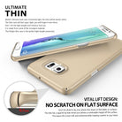 Galaxy S6 Edge Plus Case | Slim - Gold Galaxy S6 Edge Plus in a slim case with a 0.7mm raised lip for screen protection.