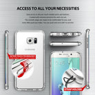 Galaxy S6 Edge Plus Case | Fusion - Clear phone case showing precise button cutouts, active touch tech, and strap holder.