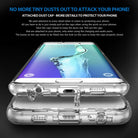 Galaxy S6 Edge Plus Case | Fusion - Clear phone case with integrated dust caps covering the charging and audio ports.