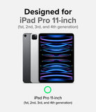 Fusion Sketch Stand | iPad -  iPad Pro 11-inch models (1st–4th gen) shown from front and back against a light gray background.
