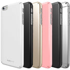 iPhone 6 Plus Case | Slim - Six slim iPhone 6 Plus cases in white, black, gold, pink, dark gray, and clear arranged in a row.