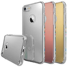 iPhone 7 Case | Mirror - Four reflective mirror-finish iPhone 7 cases in silver, rose gold, and gold colors.