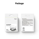 Galaxy Watch 4 (40mm) Case | Air Sports - Front and back view of the product packaging for a clear smartwatch case.