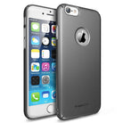 iPhone 6 Plus Case | Slim Logo-Cut - Gunmetal slim phone case with circular Apple logo cutout on back.