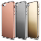 iPhone SE / 5s / 5 Case | Mirror - Three phone cases in rose gold, silver, and gold with reflective mirror-finish backs.