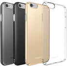 iPhone 6 Case | Slim - Four slim iPhone 6 cases in metallic gray, matte black, gold, and clear arranged in a row.