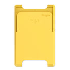Card Holder | Slot [Solid - 2 Cards] [1 Pack] - Bright yellow adhesive card holder with Ringke logo and braille detail.