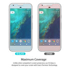 Google Pixel Screen Protector | Invisible Defender Glass - Google Pixel Screen Protector - Comparison of full-coverage ID Glass versus partial-coverage competitor screen protectors.