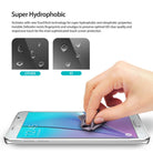 Xperia Z5 Screen Protector | Invisible Defender - Xperia Z5 Screen Protector - Comparison of water beading on standard vs. Invisible Defender screen protectors.