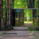 Xperia Z5 Screen Protector | Invisible Defender - Xperia Z5 Screen Protector - Comparison showing brighter, clearer forest view with Invisible Defender vs. duller Other.