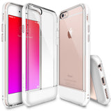 iPhone 6s / 6 Case | Frame - Clear and white protective phone cases shown from front, back, and bottom angles.