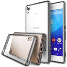 Sony Xperia Z3 Plus Case | Fusion - Clear protective cases displayed with a Sony smartphone showing front and back views.