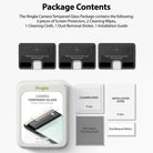 Google Pixel 6 | Camera Protector Glass [3 Pack] - Three camera protectors, cleaning wipes, cloth, and guide.