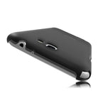 Galaxy Note 2 [Slim] - Black - A sleek black slim-fit protective case for the Galaxy Note 2, shown from the back.