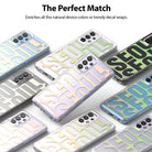 Galaxy A32 4G Case | Fusion Design - Seoul - Multiple clear phone cases with Seoul typography arranged on a white surface.
