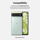Google Pixel 6 | Camera Protector Glass [3 Pack] - Compatibility graphic showing a Google Pixel 6 phone.