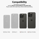 iPhone 13 Pro / 13 Pro Max | Camera Protector Glass [3 Pack] - iPhone 13 Pro / 13 Pro Max - Compatibility chart showing iPhone 13 Pro and Pro Max are the only supported models.