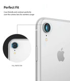 iPhone XR Camera Protector Glass [3 Pack] - Close-up of a glass lens protector applied to an iPhone XR camera.