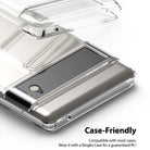 Google Pixel 6 Pro | Camera Protector Glass [3 Pack] - Clear camera lens protector installed on a phone with a case.