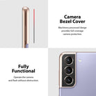 Galaxy S21 Plus | Camera Styling - Galaxy S21 Plus | Camera Bezel Cover showing side profile and rear camera module protection for the smartphone.