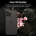 iPhone 12 Pro Max | Camera Protector Glass [3 Pack] - iPhone 12 Pro Max | Camera Protector Glass - iPhone 12 Pro Max with a transparent camera lens protector overlay.