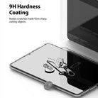 Xiaomi Pad 5 / 5 Pro Screen Protector | Invisible Defender Glass - Xiaomi Pad 5 / 5 Pro Screen Protector - Keys and coins resting on a tablet screen to demonstrate 9H hardness resistance.