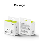 AirPods Pro 2 Case | Hinge Clear - AirPods Pro 2 Case - Two white retail boxes for a Ringke Hinge Case showing product photos and specifications.