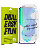 Redmi K30 Pro / Poco F2 Pro Screen Protector | Dual Easy Film - Redmi K30 Pro / Poco F2 Pro Screen Protector - Ringke Dual Easy Film packaging next to a phone with the film applied.