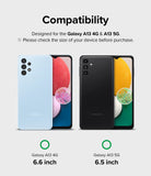 Galaxy A13 4G(LTE) / A13 5G Screen Protector [2P] | Invisible Defender - Compatibility chart for Galaxy A13 4G and 5G phones.