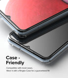 Galaxy A13 4G(LTE) / A13 5G Screen Protector [2P] | Invisible Defender - Two smartphones with screen protectors stacked.