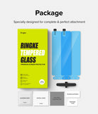 Galaxy A33 5G Screen Protector [2P] | Invisible Defender - Box, two glass protectors, and installation kit accessories.