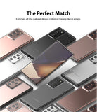 Galaxy Note 20 Ultra Case | Fusion Matte - Multiple Galaxy Note 20 Ultra phones in various colors wearing clear cases.