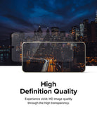 Galaxy S23 Plus Screen Protector | Silk Shield Film [2 Pack] - Galaxy S23 Plus Screen Protector - Transparent film overlaying a smartphone displaying a vibrant night city skyline.