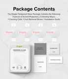 Galaxy Watch 5 Pro 45mm Screen Protector | Glass - R7 - Galaxy Watch 5 Pro 45mm Screen Protector - Four circular screen protectors, cleaning cloth, wipes, and guide in a set.
