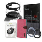 GIFT SET | Google Pixel Watch - Accessories including watch cases, screen protector, cleaning cloth, and a pink wallet case.