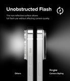 iPhone 14 Pro Max / 14 Pro | Camera Styling - Comparison showing Ringke camera cover preventing flash glare versus others.