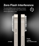 iPhone 14 Plus / 14 | Camera Protector Glass [3 Pack] - iPhone 14 Plus / 14 Camera Protector Glass - Side-by-side comparison of a standard cover versus Ringke's slim glass.