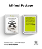 iPhone 14 Plus / 14 | Camera Styling - Front and back of Ringke camera protector blister packaging with product details.