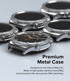 Xiaomi Watch S1 (46mm) 46-01 (ST) Silver - Multiple polished stainless steel watch cases arranged on a light surface.